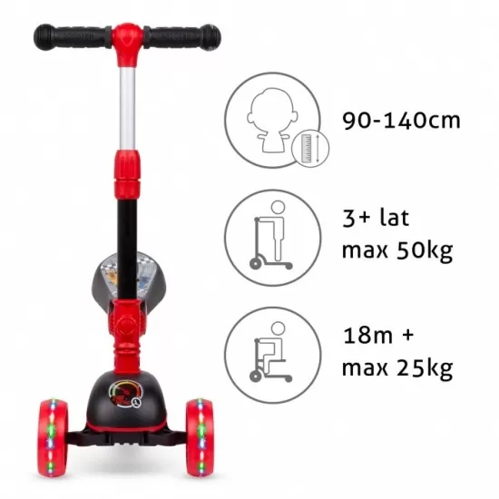 Trotineta 2 in 1 cu sezut Kidwell Rimba- Race Trotineta 2 in 1 cu sezut Kidwell Rimba- Race