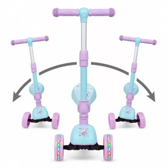 Trotineta 2 in 1 cu sezut Kidwell Rimba - Unicorn Trotineta 2 in 1 cu sezut Kidwell Rimba - Unicorn