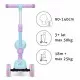 Trotineta 2 in 1 cu sezut Kidwell Rimba - Unicorn Trotineta 2 in 1 cu sezut Kidwell Rimba - Unicorn