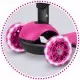 Trotineta 3 in 1 cu roti cu LED Ricokids Buggy 765300 - Roz Trotineta 3 in 1 cu roti cu LED Ricokids Buggy 765300 - Roz