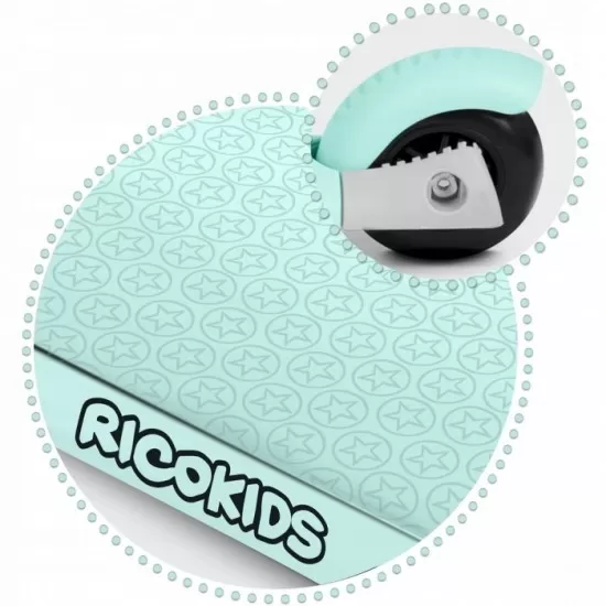 Trotineta 3 in 1 cu roti cu LED Ricokids Buggy 765301 - Mint Trotineta 3 in 1 cu roti cu LED Ricokids Buggy 765301 - Mint