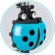 Trotineta 3 in 1 cu roti cu LED Ricokids Buggy 765302 - Albastru Trotineta 3 in 1 cu roti cu LED Ricokids Buggy 765302 - Albastru