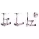 Trotineta 3 in 1 cu roti cu LED Ricokids Cubi 765501 - Roz Trotineta 3 in 1 cu roti cu LED Ricokids Cubi 765501 - Roz