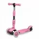 Trotineta 3 in 1 cu roti cu LED Ricokids Todi 765400 - Roz