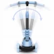 Trotineta 3 in 1 cu roti cu LED Ricokids Todi 765401 - Albastru Trotineta 3 in 1 cu roti cu LED Ricokids Todi 765401 - Albastru