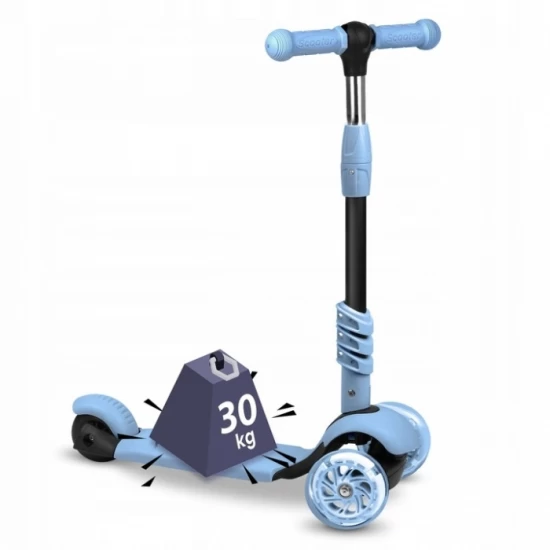 Trotineta 3 in 1 cu roti cu LED Ricokids Todi 765401 - Albastru Trotineta 3 in 1 cu roti cu LED Ricokids Todi 765401 - Albastru