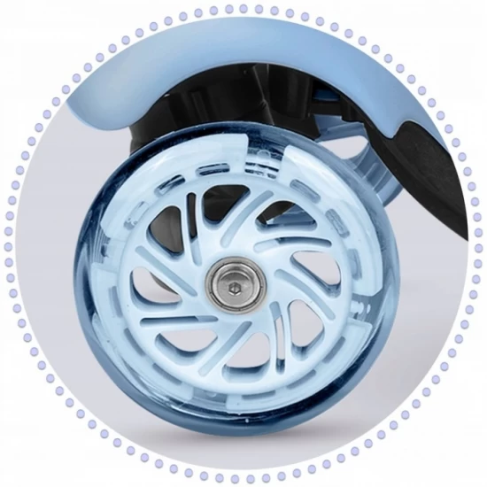 Trotineta 3 in 1 cu roti cu LED Ricokids Todi 765401 - Albastru Trotineta 3 in 1 cu roti cu LED Ricokids Todi 765401 - Albastru
