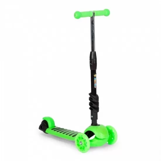 Trotineta 5 in 1 cu sezut si 3 roti cu LED Ecotoys YM-SW-6 - Verde Trotineta 5 in 1 cu sezut si 3 roti cu LED Ecotoys YM-SW-6 - Verde