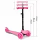 Trotineta cu roti cu LED Ricokids Loco 765102 - Roz Trotineta cu roti cu LED Ricokids Loco 765102 - Roz