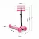 Trotineta cu roti cu LED Ricokids Loco 765102 - Roz Trotineta cu roti cu LED Ricokids Loco 765102 - Roz