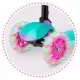 Trotineta cu roti cu LED Ricokids Loco 765104 - Turcoaz cu roz