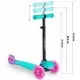 Trotineta cu roti cu LED Ricokids Loco 765104 - Turcoaz cu roz