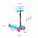 Trotineta cu roti cu LED Ricokids Loco 765104 - Turcoaz cu roz