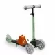 Trotineta cu roti cu LED Ricokids Loco 765107 - Verde cu negru Trotineta cu roti cu LED Ricokids Loco 765107 - Verde cu negru