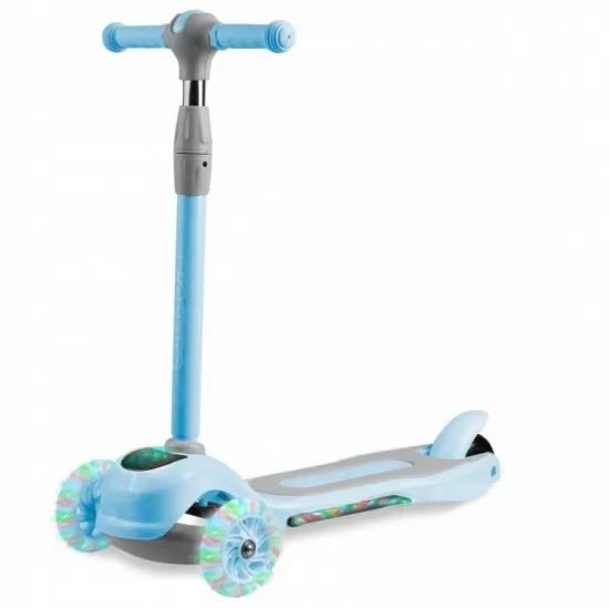Trotineta cu roti cu LED Ricokids Piko 765003 - Albastru Trotineta cu roti cu LED Ricokids Piko 765003 - Albastru
