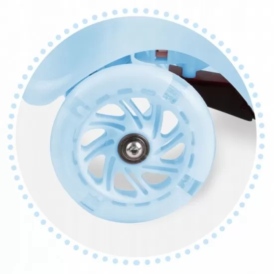 Trotineta cu roti cu LED Ricokids Piko 765003 - Albastru Trotineta cu roti cu LED Ricokids Piko 765003 - Albastru