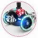 Trotineta cu roti cu LED Ricokids Piko 765010 - Negru - Alb - Rosu Trotineta cu roti cu LED Ricokids Piko 765010 - Negru - Alb - Rosu