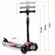 Trotineta cu roti cu LED Ricokids Piko 765010 - Negru - Alb - Rosu Trotineta cu roti cu LED Ricokids Piko 765010 - Negru - Alb - Rosu
