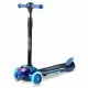 Trotineta cu roti cu LED Ricokids Piko 765012 - Negru - Albastru Trotineta cu roti cu LED Ricokids Piko 765012 - Negru - Albastru
