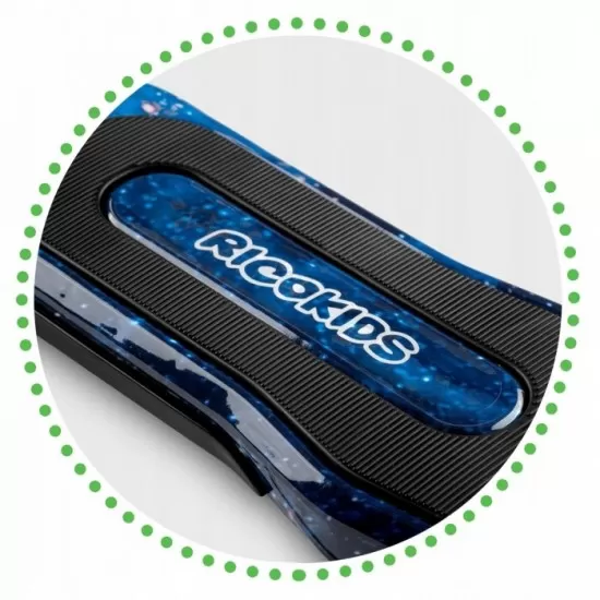 Trotineta cu roti cu LED Ricokids Piko 765012 - Negru - Albastru Trotineta cu roti cu LED Ricokids Piko 765012 - Negru - Albastru