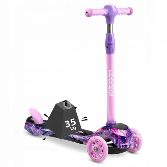 Trotineta cu roti cu LED Ricokids Piko 765013 - Violet - Roz Trotineta cu roti cu LED Ricokids Piko 765013 - Violet - Roz