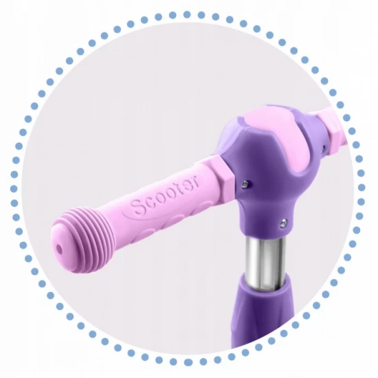 Trotineta cu roti cu LED Ricokids Piko 765013 - Violet - Roz Trotineta cu roti cu LED Ricokids Piko 765013 - Violet - Roz
