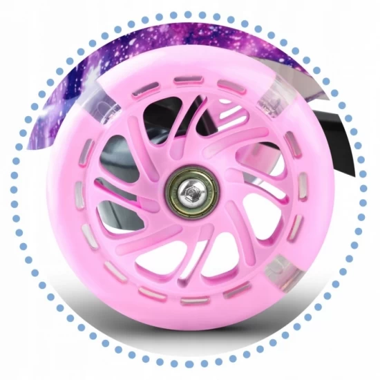 Trotineta cu roti cu LED Ricokids Piko 765013 - Violet - Roz Trotineta cu roti cu LED Ricokids Piko 765013 - Violet - Roz