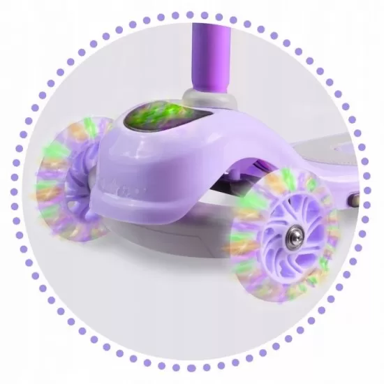 Trotineta cu roti cu LED Ricokids Piko - Violet Trotineta cu roti cu LED Ricokids Piko - Violet