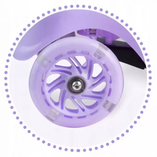 Trotineta cu roti cu LED Ricokids Piko - Violet Trotineta cu roti cu LED Ricokids Piko - Violet