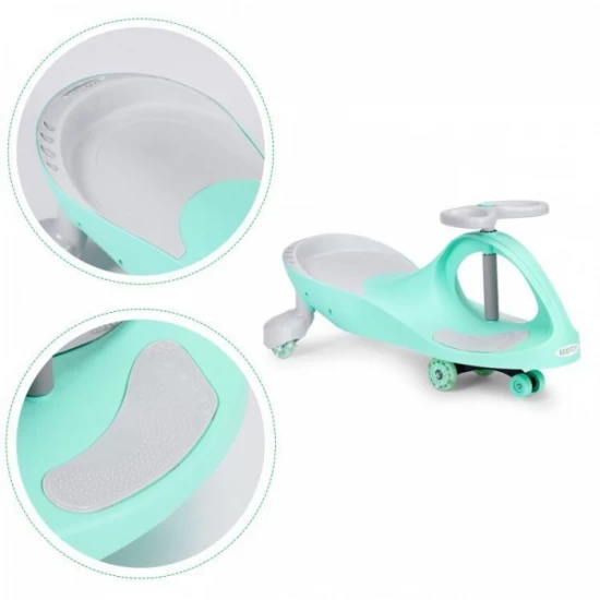Trotineta gravitationala tip barca cu roti LED Ecotoys YM-SW-1 - Verde Trotineta gravitationala tip barca cu roti LED Ecotoys YM-SW-1 - Verde
