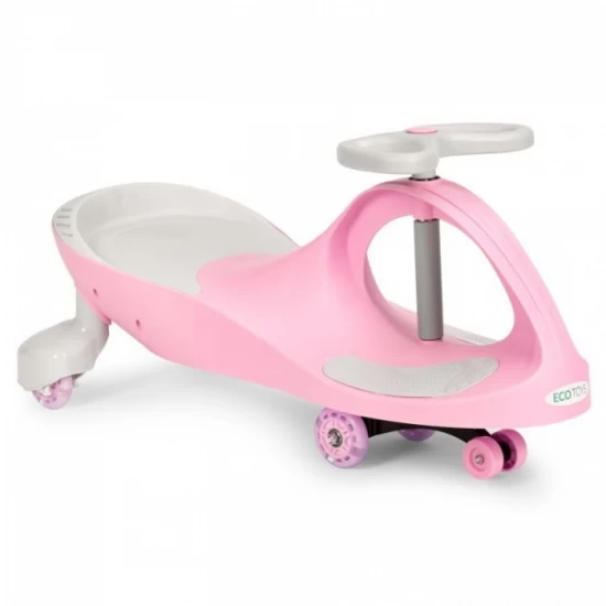 Trotineta gravitationala tip barca cu roti LED Ecotoys YM-SW-1 - Roz Trotineta gravitationala tip barca cu roti LED Ecotoys YM-SW-1 - Roz