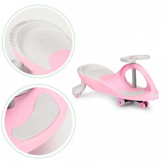 Trotineta gravitationala tip barca cu roti LED Ecotoys YM-SW-1 - Roz Trotineta gravitationala tip barca cu roti LED Ecotoys YM-SW-1 - Roz