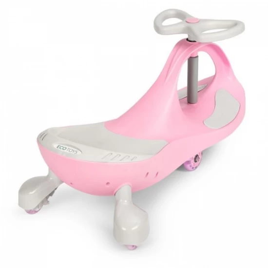 Trotineta gravitationala tip barca cu roti LED Ecotoys YM-SW-1 - Roz Trotineta gravitationala tip barca cu roti LED Ecotoys YM-SW-1 - Roz