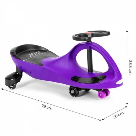 Trotineta gravitationala tip barca cu roti LED Ecotoys YM-SW-1 - Mov Trotineta gravitationala tip barca cu roti LED Ecotoys YM-SW-1 - Mov