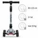 Trotineta Kidwell JAX - Gray Black Trotineta Kidwell JAX - Gray Black