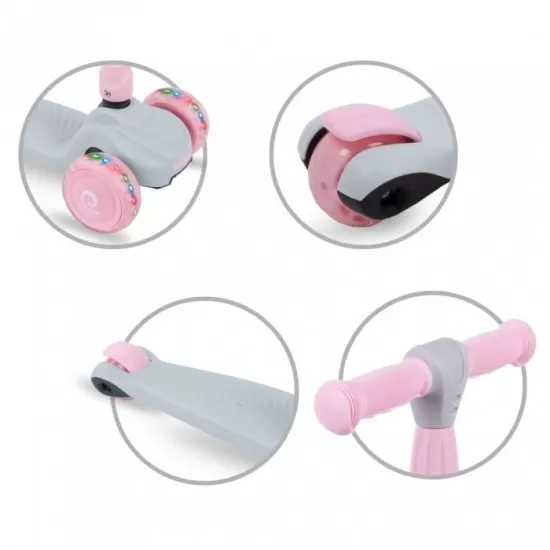 Trotineta Kidwell JAX - Gray Pink Trotineta Kidwell JAX - Gray Pink