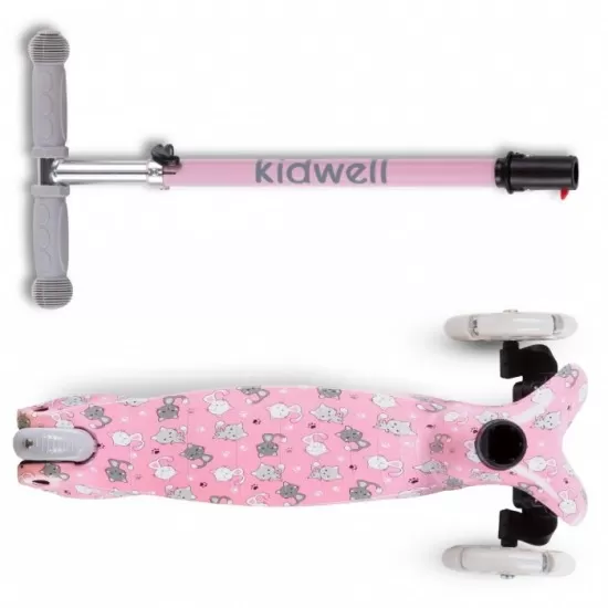 Trotineta Kidwell Uno Cats cu lumini LED Trotineta Kidwell Uno Cats cu lumini LED