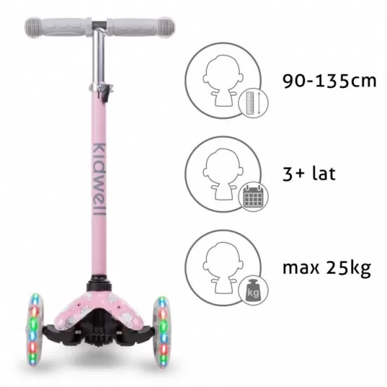 Trotineta Kidwell Uno Cats cu lumini LED Trotineta Kidwell Uno Cats cu lumini LED