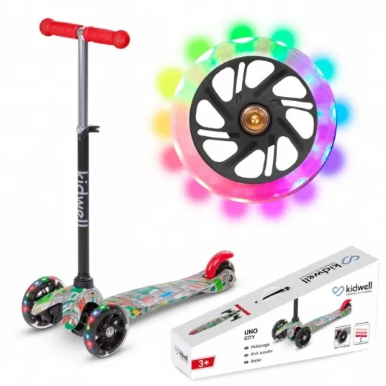 Trotineta Kidwell Uno City cu lumini LED Trotineta Kidwell Uno City cu lumini LED