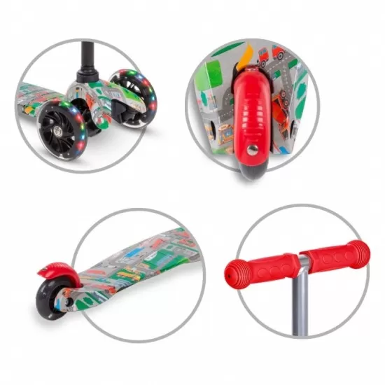 Trotineta Kidwell Uno City cu lumini LED Trotineta Kidwell Uno City cu lumini LED