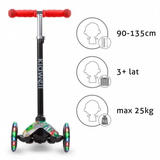 Trotineta Kidwell Uno City cu lumini LED Trotineta Kidwell Uno City cu lumini LED
