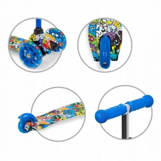 Trotineta Kidwell Uuno - Monsters Trotineta Kidwell Uuno - Monsters