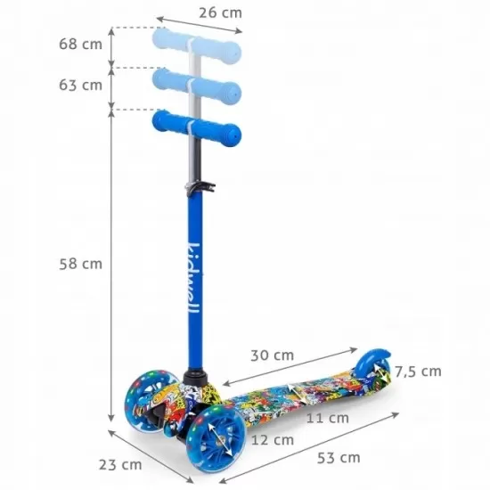 Trotineta Kidwell Uuno - Monsters Trotineta Kidwell Uuno - Monsters
