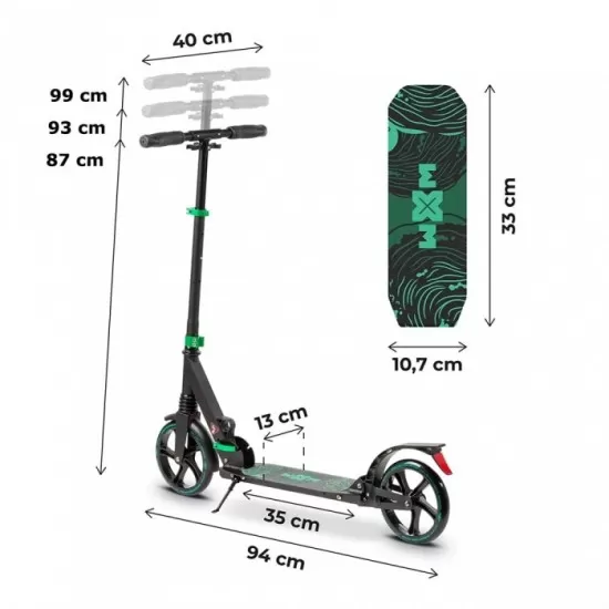 Trotineta pliabila de oras WXM RSN-B01 - Green