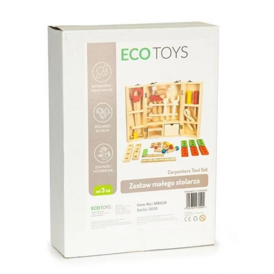 Trusa cu unelte XXL  din lemn Ecotoys MB028