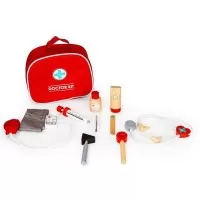 Trusa medicala cu 9 elemente din lemn Ecotoys