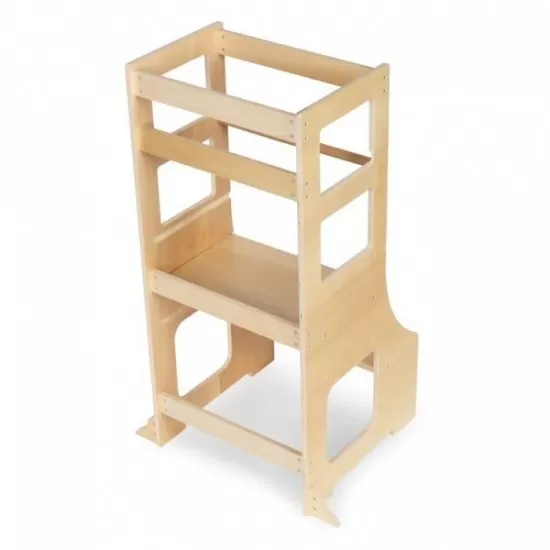 Turn de invatare ajustabil din lemn Ecotoys ESC-W-070A Turn de invatare ajustabil din lemn Ecotoys ESC-W-070A