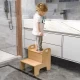 Turn de invatare din lemn, 31.5 x 36.5 x 39 cm, Ecotoys ESC-W-062 Turn de invatare din lemn, 31.5 x 36.5 x 39 cm, Ecotoys ESC-W-062