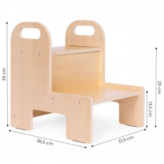 Turn de invatare din lemn, 31.5 x 36.5 x 39 cm, Ecotoys ESC-W-062 Turn de invatare din lemn, 31.5 x 36.5 x 39 cm, Ecotoys ESC-W-062