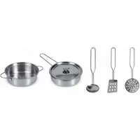 Set de joaca ustensile de bucatarie pentru copii 5 piese Ricokids